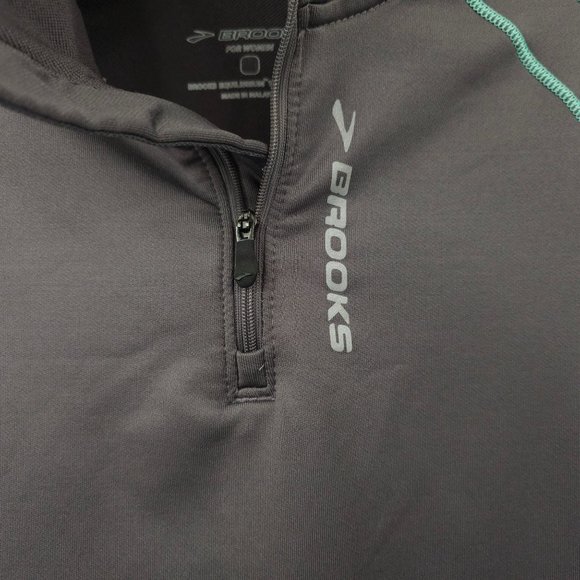 Brooks Performance Activewear 1/4 Zip Pullover Womens M Equilibrium Technology - Picture 9 of 16